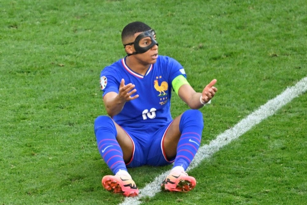 Mbappe netted a penalty against Poland but is yet to hit top form at the Euros. AFP