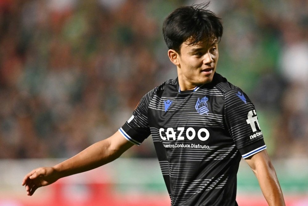 Takefusa Kubo is in Real Sociedad's World Cup squad. AFP