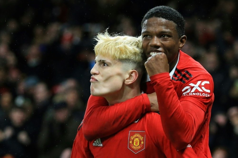 Man Utd are on a 22-match unbeaten run. AFP