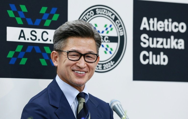 The record-breaking striker Kazuyoshi Miura played in Japan's fourth tier aged 58 for his 40th season as a professional footballer.