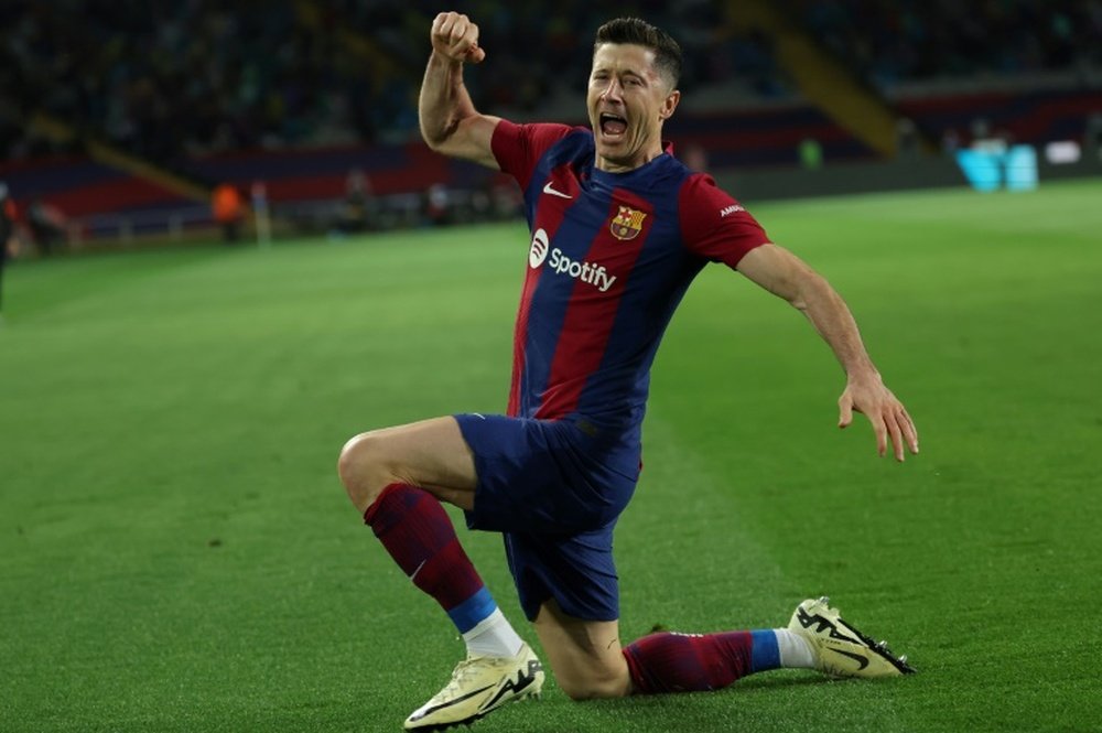 Barcelona's victory took them two points ahead of third-placed Girona. AFP