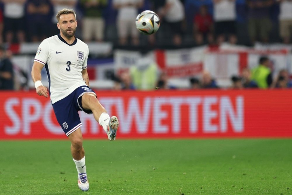 Shaw has suffered a fresh injury setback and will miss United's next three games. AFP