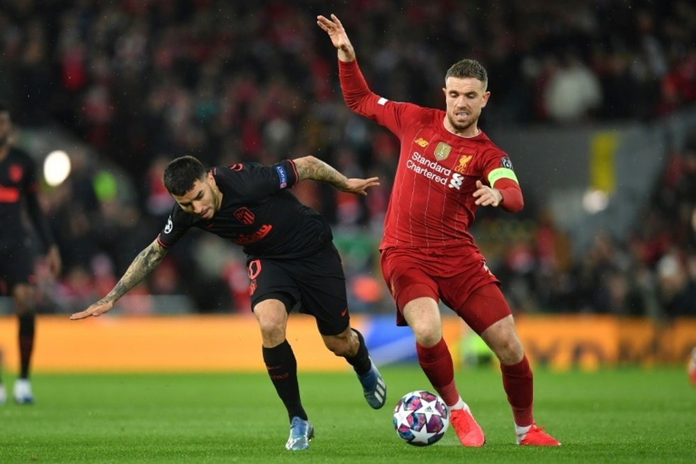 Henderson has felt 'safe' since return to Liverpool training. AFP