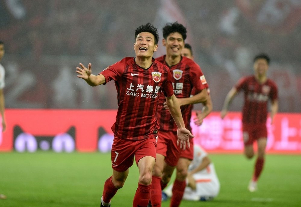Shanghai SIPG win Chinese Super League for the first time. AFP