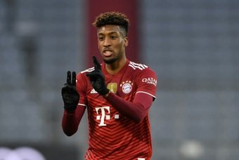 Bayern Munich winger Kingsley Coman has signed a contract extension until 2027. AFP