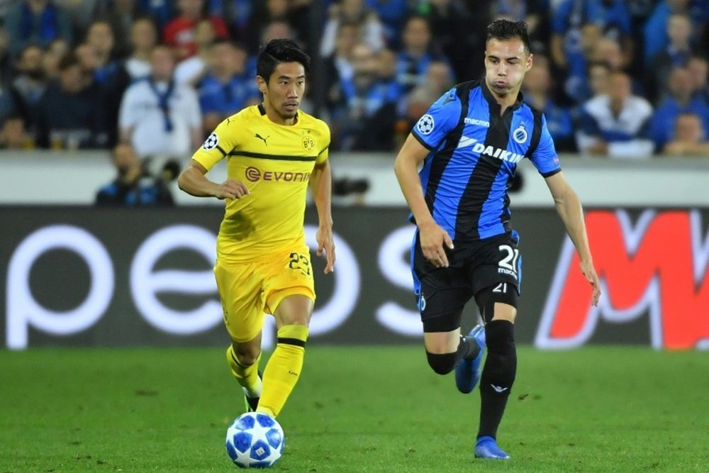 Shinji Kagawa has been overlooked for a place in the Japan Asia Cup squad. AFP