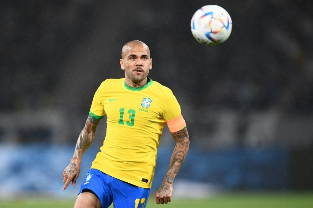 Dani Alves is still hoping to play for Brazil at this years World Cup. AFP