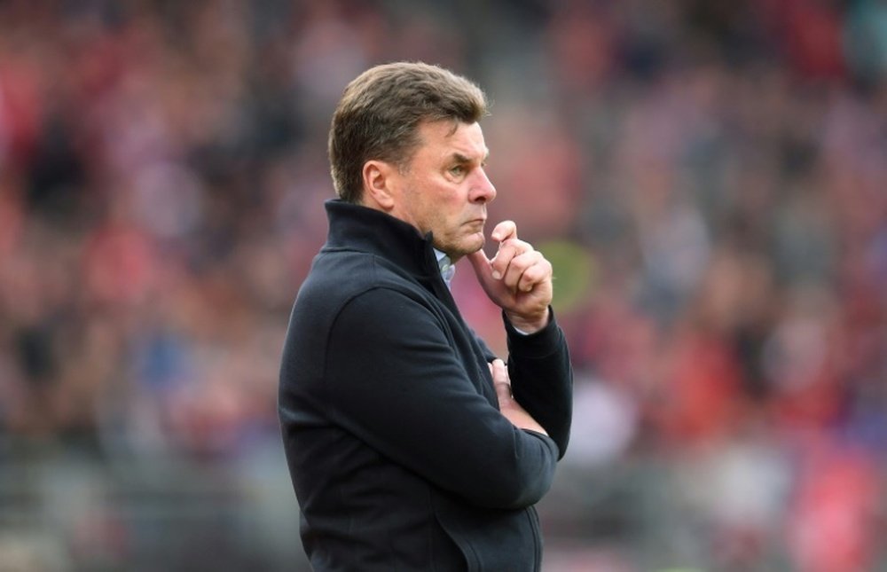 Dieter Hecking will no longer be the Hamburg coach. AFP