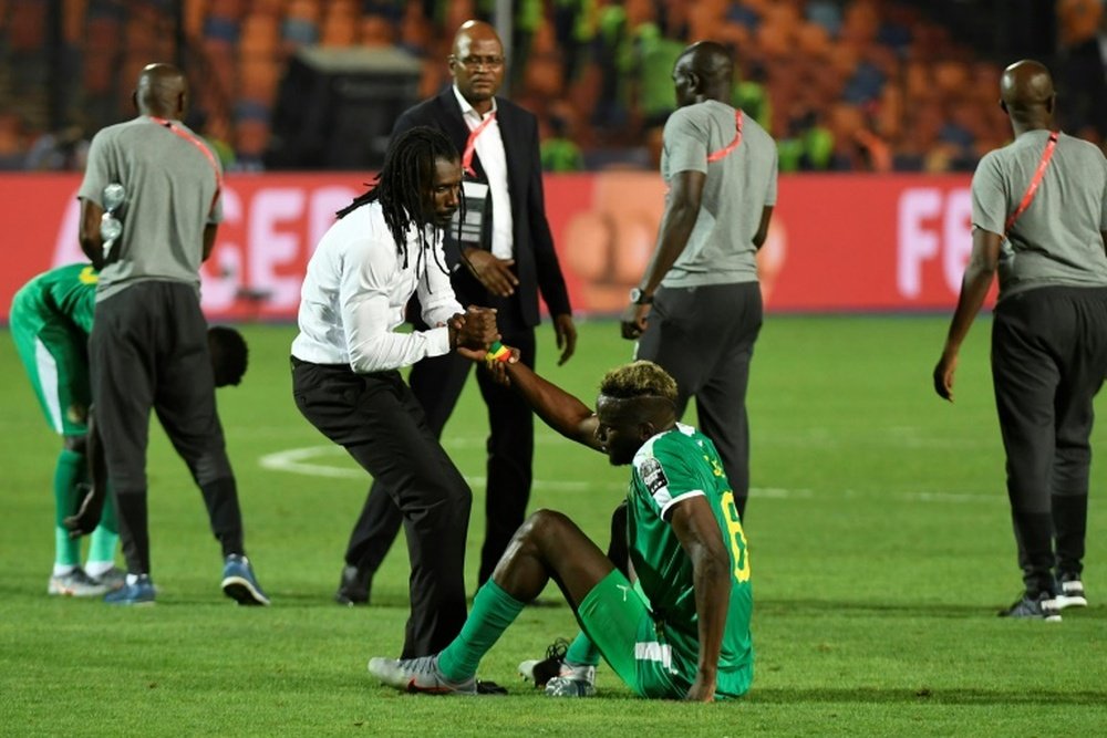 Senegal's Cisse laments another missed opportunity. AFP