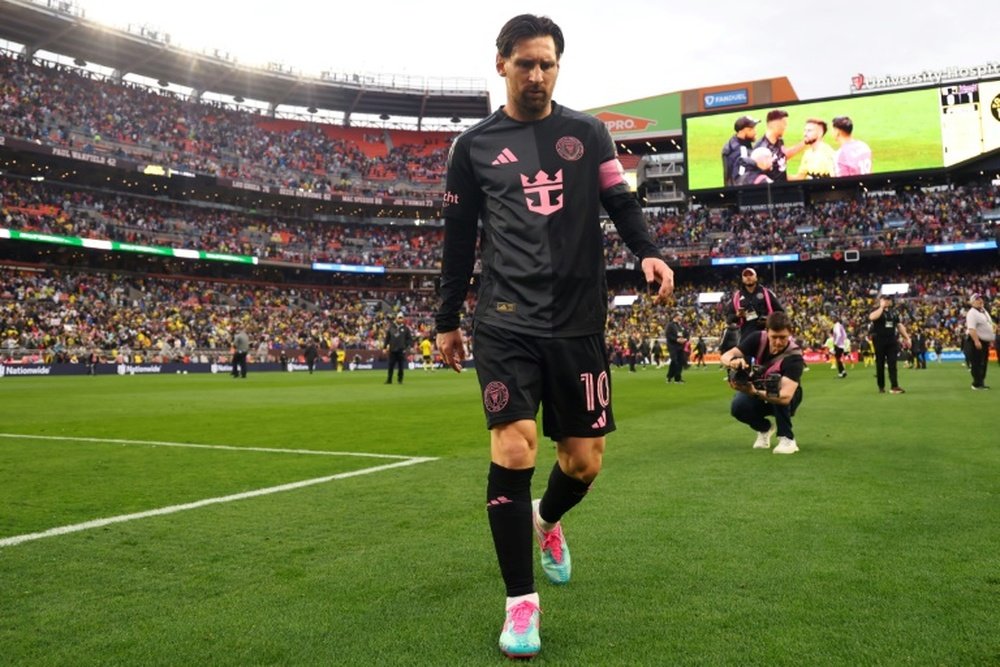 Messi and Inter Miami emerged with a 1-0 MLS win over the Columbus Crew. AFP