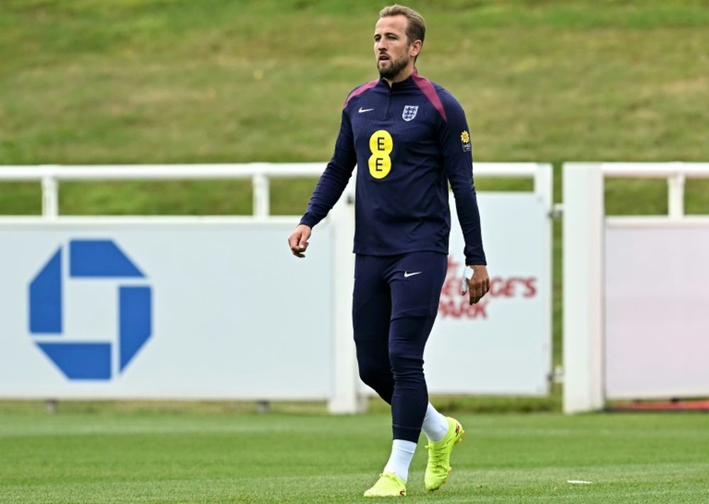 Kane is in line to win his 99th cap with England against Ireland. AFP
