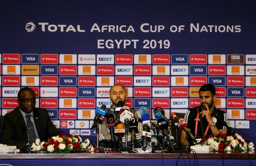 Algeria boss Belmadi will not be underestimating any opposition at the tournament. AFP