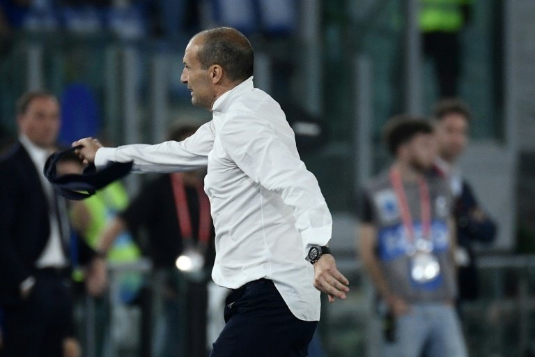 Allegri was sacked on Friday for his explosive behaviour. AFP