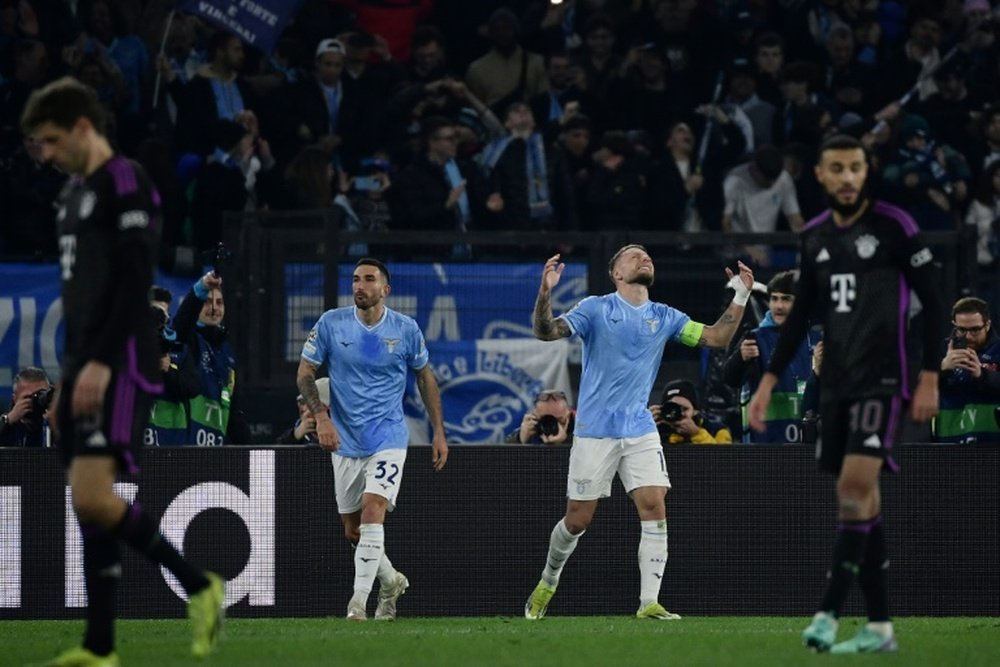 Ciro Immobile's winner was his 10th goal of the season for Lazio. AFP