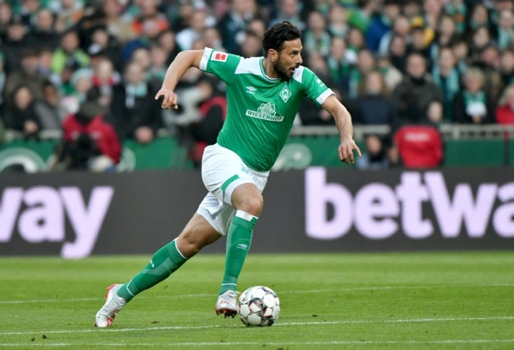 Claudio Pizarro says next season will be his final one. AFP