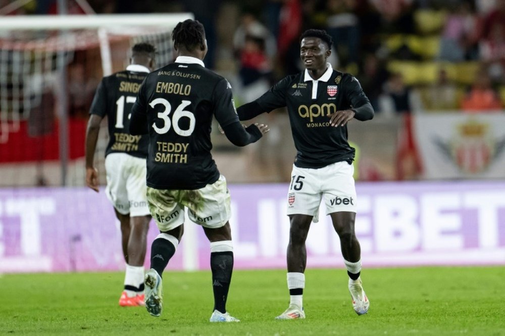 Monaco celebrated the club's centenary with a thrilling win over Montpellier. AFP