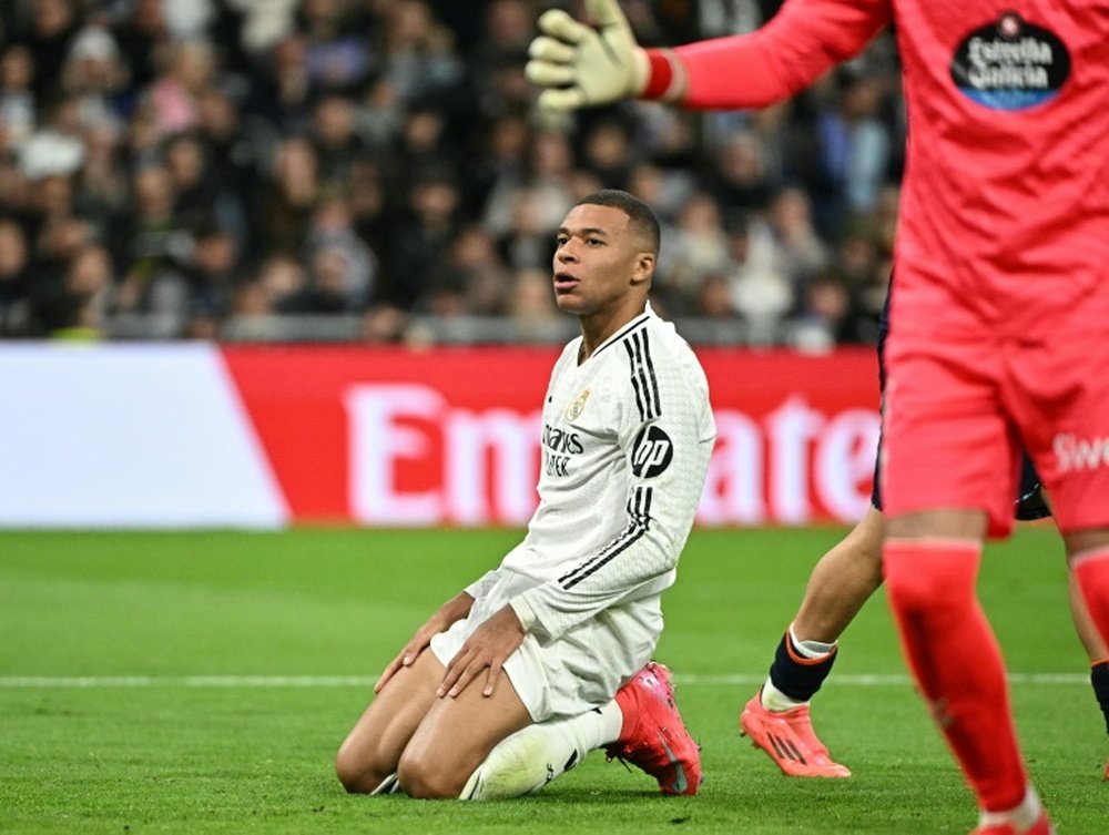 Kylian Mbappe has found his best form in recent weeks for the Spanish champions. AFP