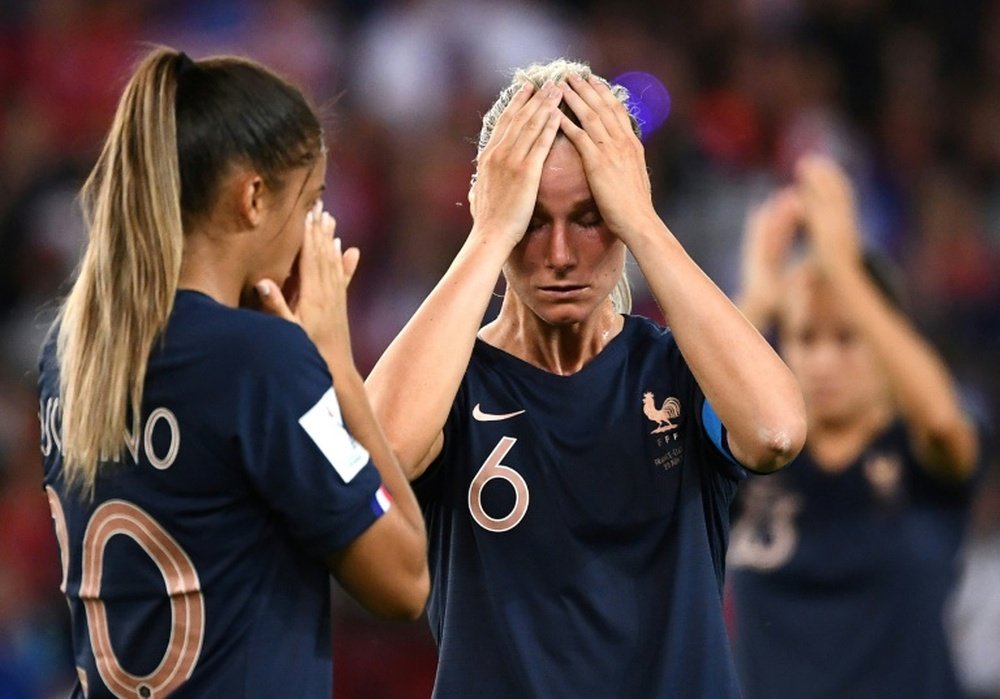 France's dreams were crushed after defeat to USA. AFP