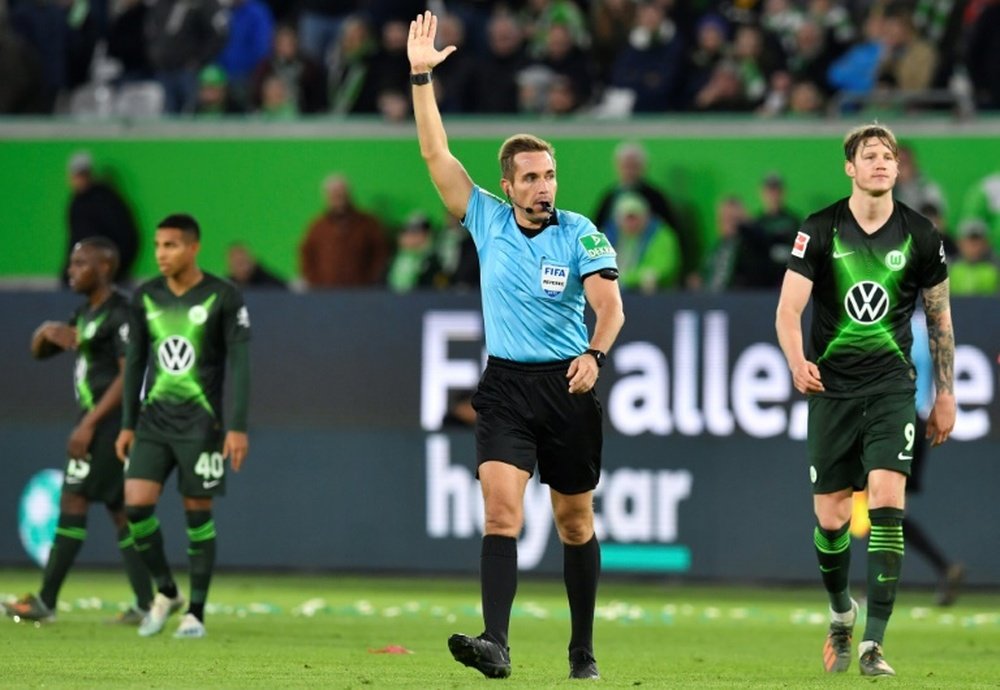 VAR denies Wolfsburg chance of going top. AFP
