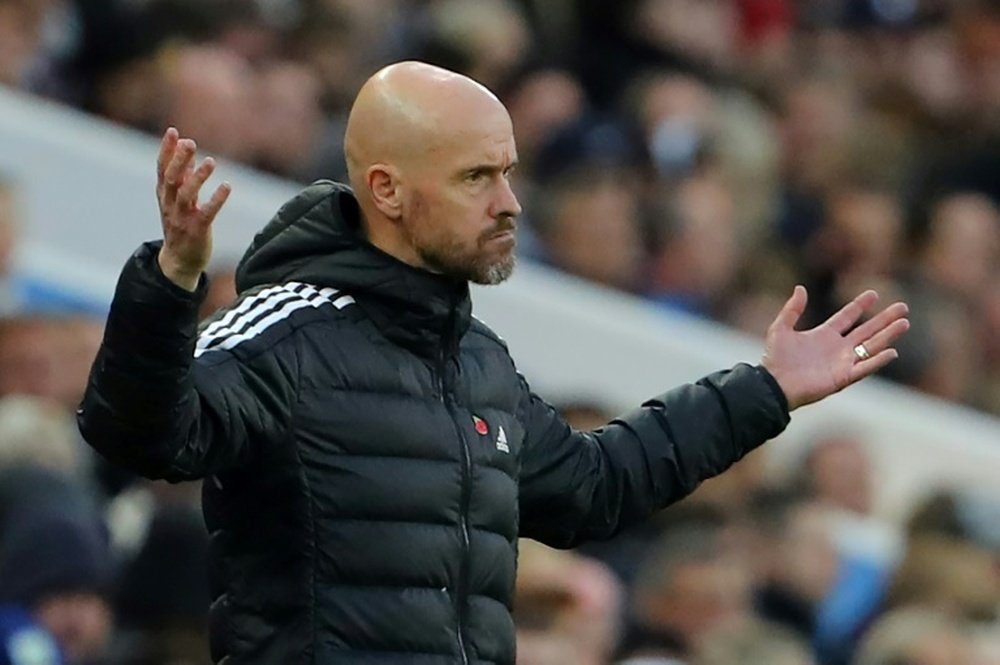 Ten Hag spoke about his feelings after Aston Villa's victory. AFP