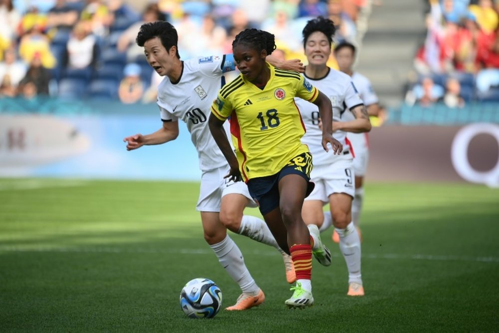 Linda Caicedo had a health scare in training. AFP