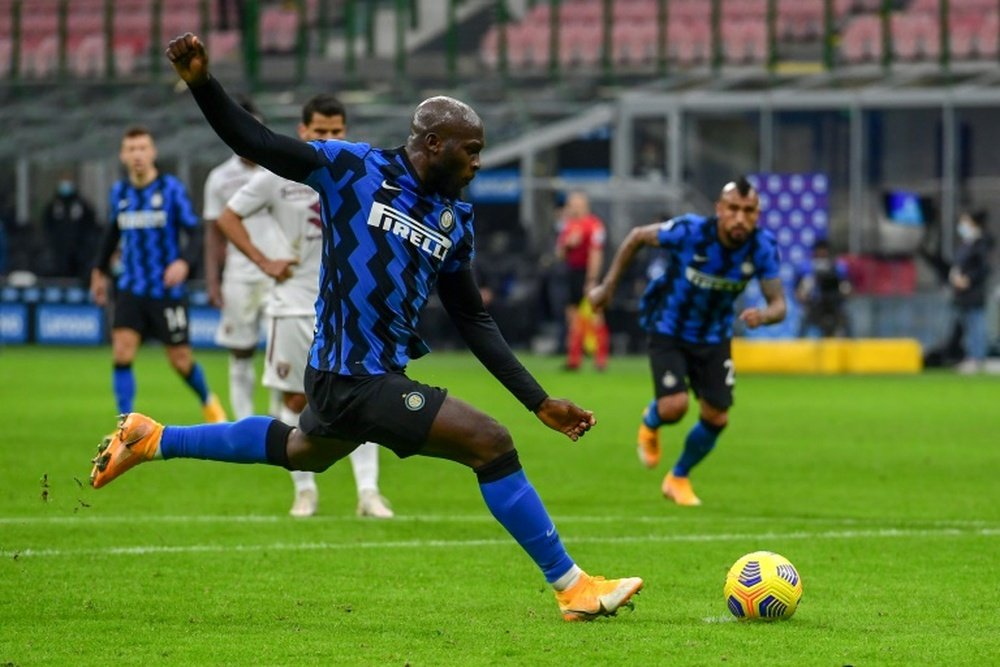 Sassuolo go top as Lukaku helps Inter fight back against Torino. AFP