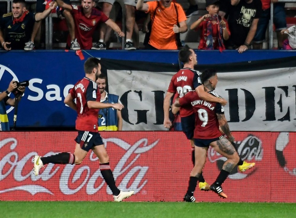 Osasuna stun Sevilla in Liga opener. AFP
