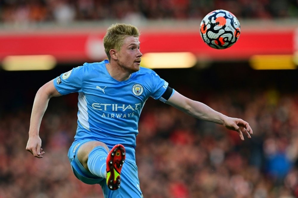 Kevin De Bruyne joined Manchester City from Wolfsburg in 2015. AFP