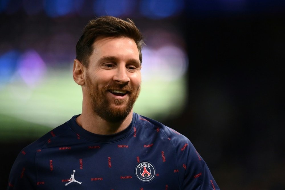 Lionel Messi started PSG's match with Man City. AFP