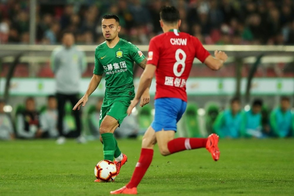 Former Arsenal youngster Yennaris is now representing China. AFP