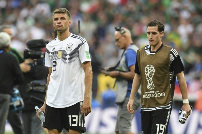 Germany were stunned by Mexico in their World Cup opener. AFP