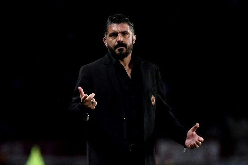 Gattuso lost 1-2 to Parma in his first match as Napoli coach. AFP