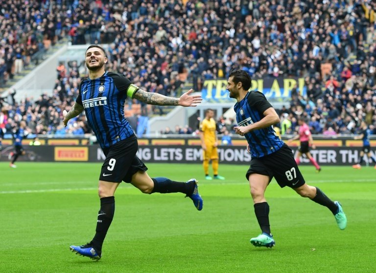 Icardi, Immobile braces see Inter and Lazio close in on Roma