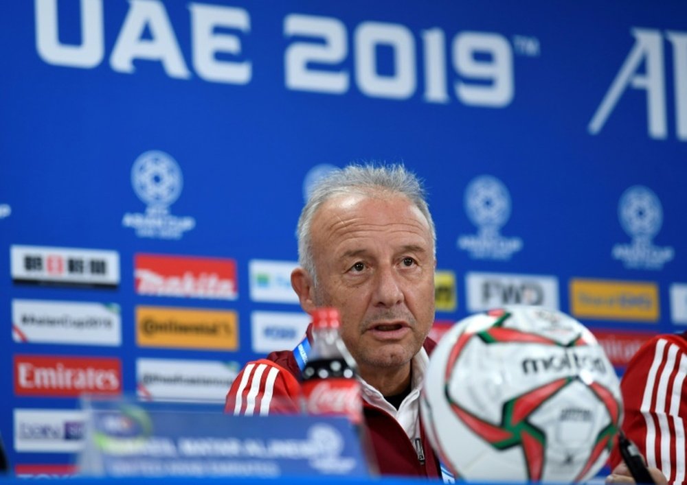 UAE coach aims to create history against the odds. AFP