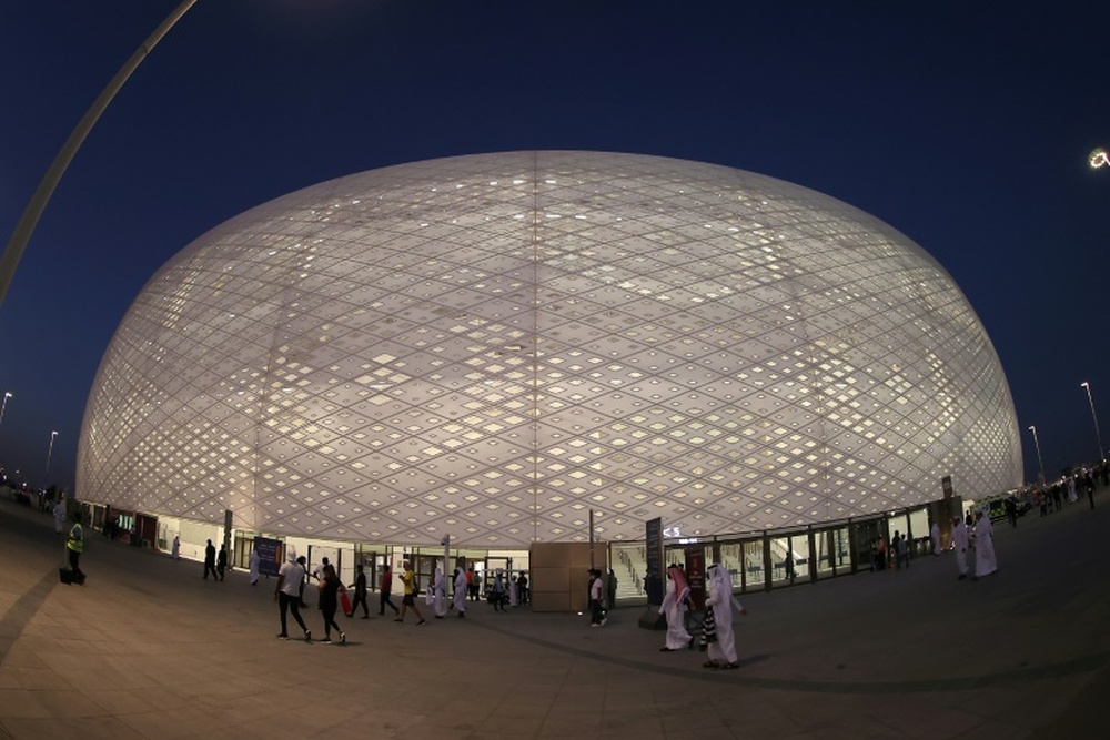 The Al-Thumama stadium has been inaugurated. AFP