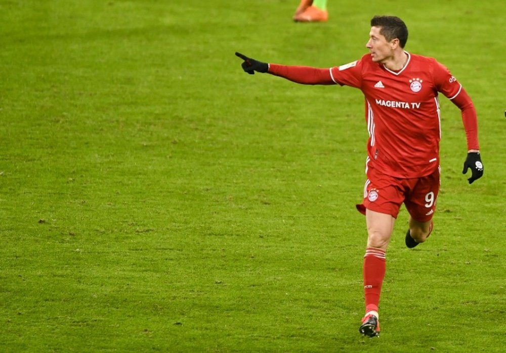 Robert Lewandowski, 'The Body' who put Messi and Ronaldo in shade. AFP