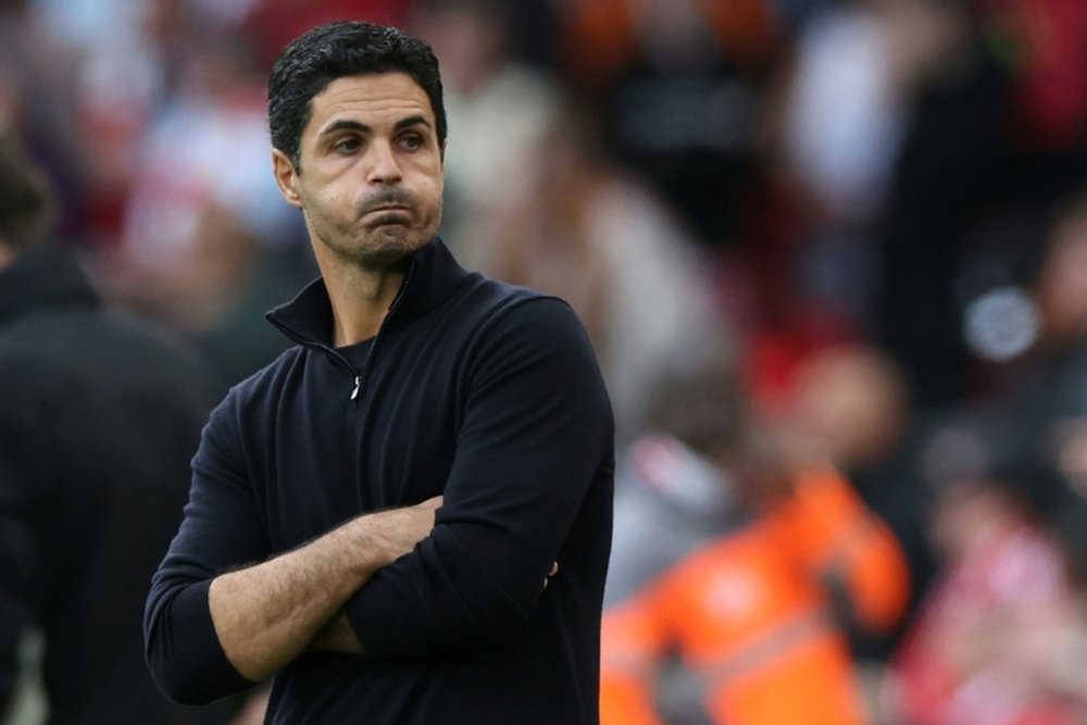 Arteta urged his players to be more clinical if they want to win the Premier League. AFP