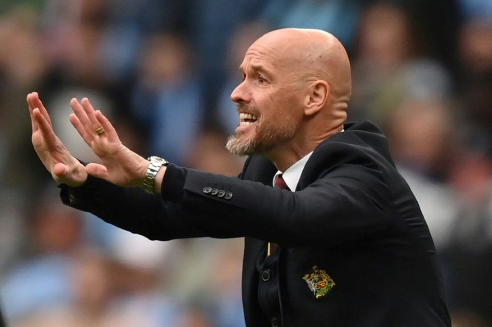 Manchester United reached the FA Cup final after a chaotic match against Coventry. AFP