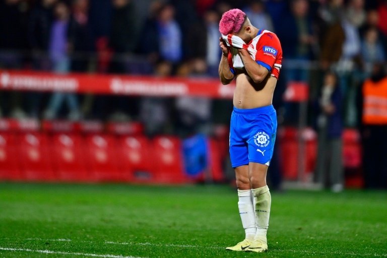 Yan Couto and his teammates could not find a way through against Real Sociedad. AFP