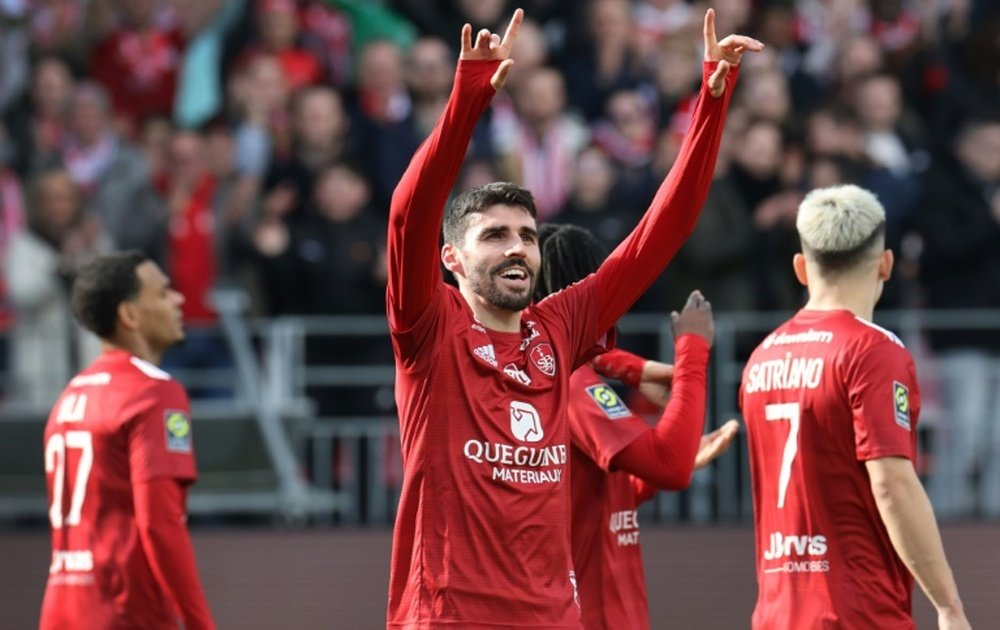 Pierre Lees-Melou scored against Le Havre on Sunday. AFP