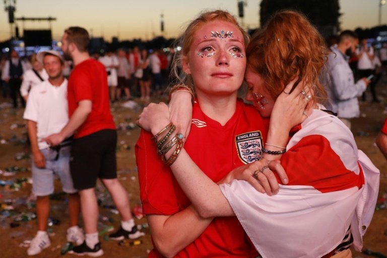 England fans praise their side despite defeat