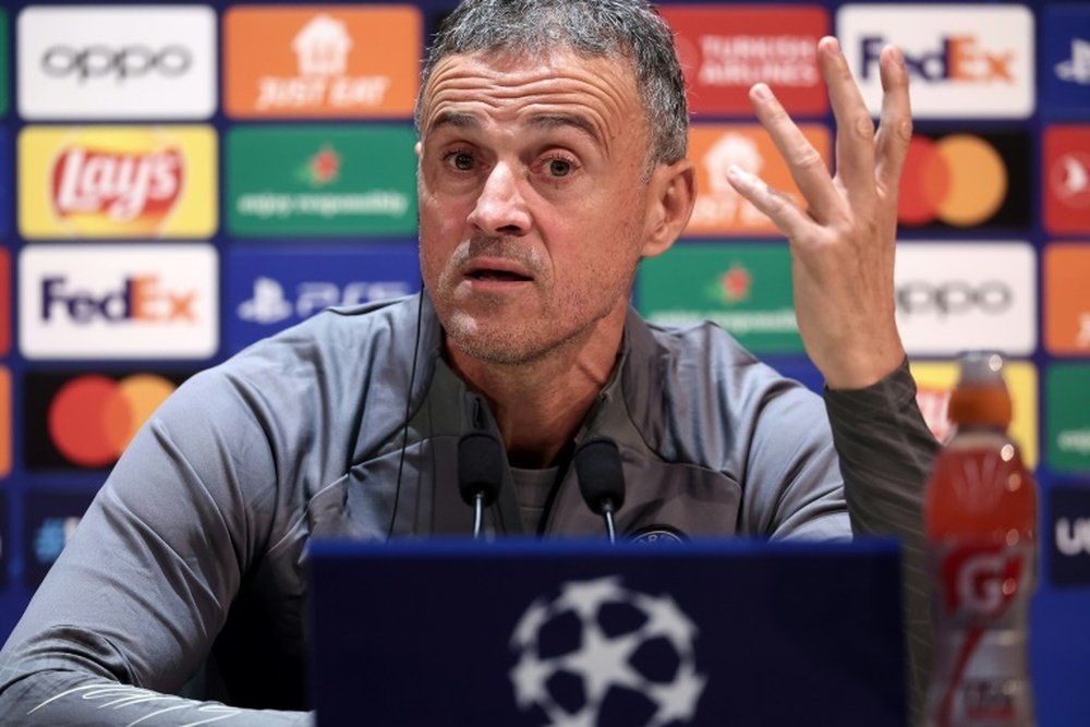 Luis Enrique took over at the French club in July. AFP