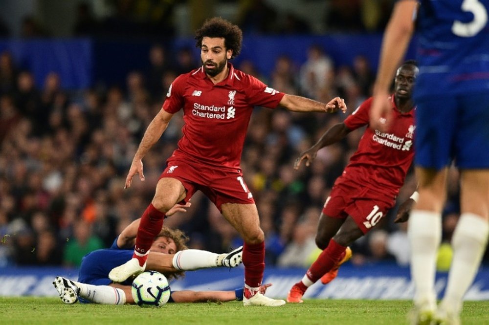 Salah has had a slow start to the season with Liverpool. AFP