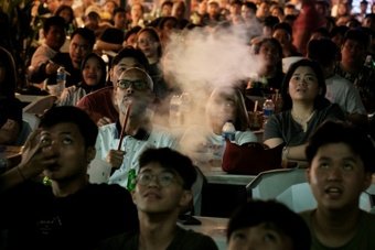 Indonesians have been gripped by their team's games at the Asian Cup in Qatar. AFP