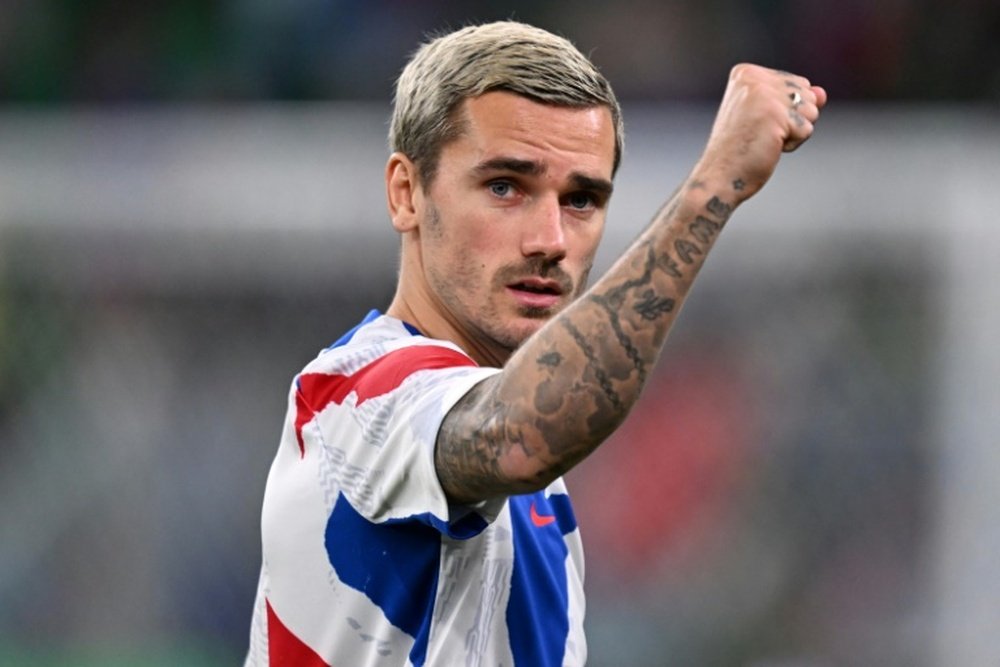 Griezmann is excelling this World Cup with France. AFP
