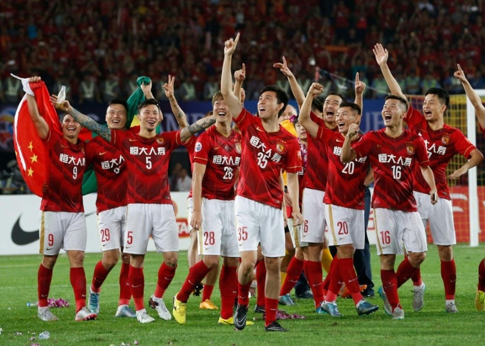 Chinas Guangzhou Evergrande won the Asian Champions League in 2013 and 2015. AFP