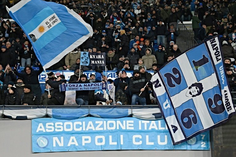 Napoli have dropped just seven points all season. AFP