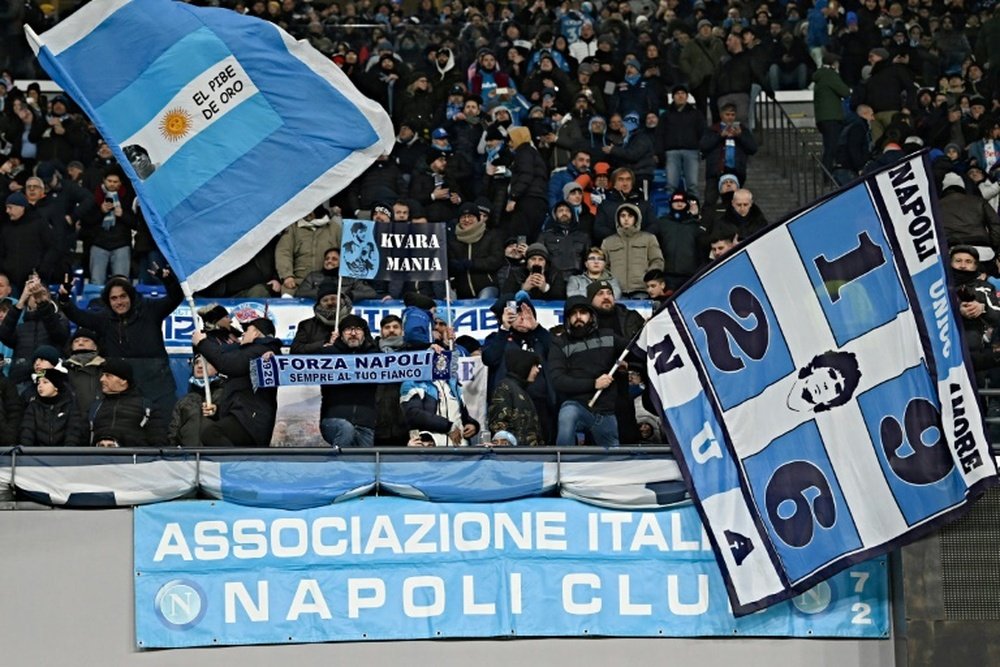 Napoli have dropped just seven points all season. AFP