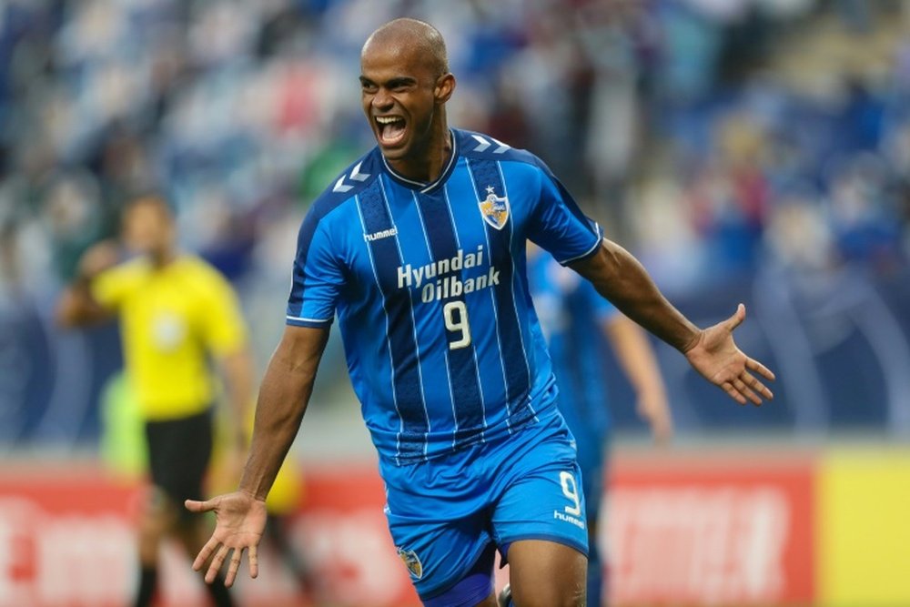 Junior Negao scored both Ulsan goals to give them the AFC Champions League. AFP