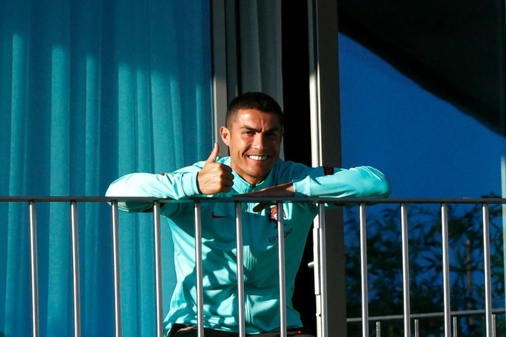 CR7 has tested positive. AFP